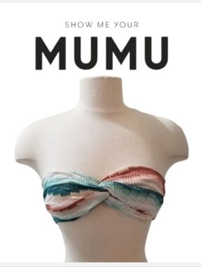 Show Me Your MuMu Twisted Gauze Bandeau Top XS